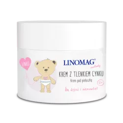 Linomag Krem z tlenkiem cynku 50 ml ( data ważności 31.07.2024 r.) maści i kremy na odparzenia PRZEDS. FARMACEUTYCZNE "ZIOŁOL...