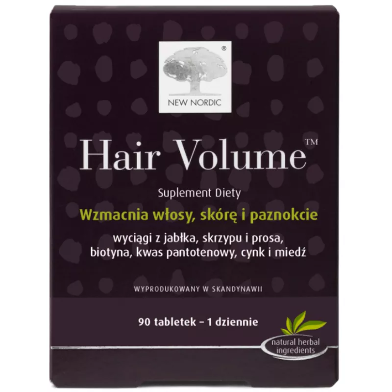 NEW NORDIC Hair Volume x 90 tabletek — Inhaltsstoffe i ocena