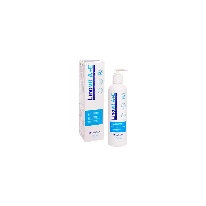 PRZEDSIĘBIORSTWO FARMACEUTYCZNE "ZIOŁOLEK" SP. Z O.O. LINOVIT A+E Dermatol żel do mycia 250 ml — Składniki i ocena