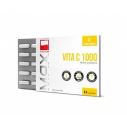 MAX VITA C 1000 kapsułki 15 kapsułek witamina C ZAKŁADY FARM. COLFARM