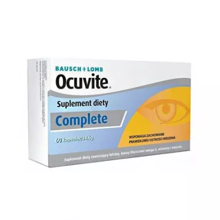 Ocuvite Complete x 60 kapsułek tabletki na wzrok VALEANT SP. Z O.O. SP.J.