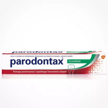 Parodontax fluor pasta x 75 g szczoteczki nici i pasty do zębów GLAXOSMITHKLINE CONSUMER HEALTHCARE SP. Z O.O.