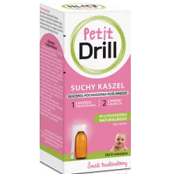 PetitDrill syrop na kaszel suchy dla niemowląt i dzieci x 125 ml kaszel PIERRE FABRE DERMO-COSMETIQUE POLSKA SP. Z O.O.