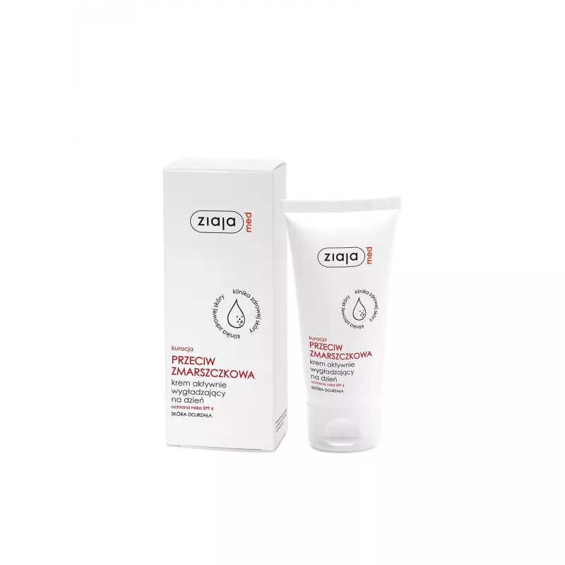 ZIAJA LTD. Z.P.L. SP. Z O.O. Ziaja Med  Kuracja Anti-Falten  Creme glättend für den Tag  50 ml — Inhaltsstoffe i ocena