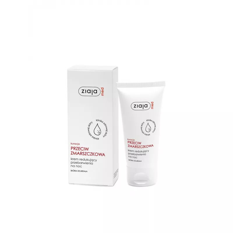 ZIAJA LTD. Z.P.L. SP. Z O.O. Ziaja Med  Kuracja Przeciwzmarszczkowa  Krem redukujący przebarwienia na noc  50 ml — Inhaltsstoffe i ocena