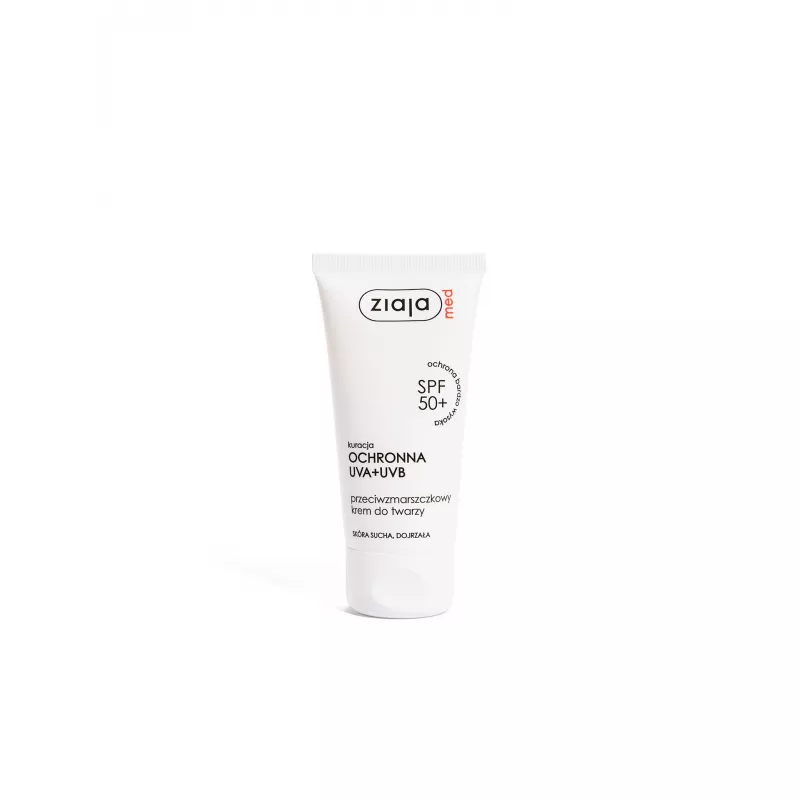 ZIAJA LTD. Z.P.L. SP. Z O.O. Ziaja Med SPF 50+ Schutzcreme Anti-Falten  50 ml — Inhaltsstoffe i ocena