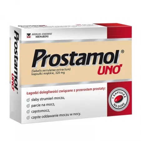 Prostamol uno kapsułki 320mg x 90 kapsułek prostata BERLIN CHEMIE AG