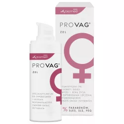 Provag żel do ochrony i pielęgnacji okolic intymnych_30 g Żele mydła płyny BIOMED-KRAKÓW WYTW.SUR.I SZCZEP. S.A.