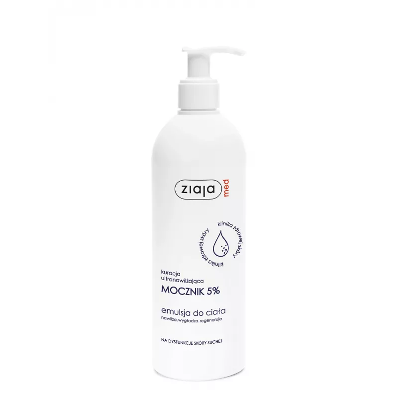 ZIAJA LTD. Z.P.L. SP. Z O.O. ZIAJA MED MOCZNIK 5% Körperemulsion  400 ml — Inhaltsstoffe i ocena