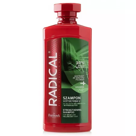 Radical szampon wzmacniający skrzyp polny x 400 ml Skóra Włosy i paznokcie FARMONA KRAKÓW