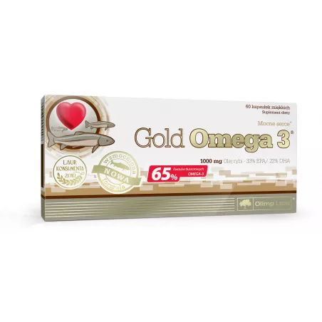 Olimp Gold Omega 3 1000mg 60 kapsułek naturalne preparaty na odporność OLIMP LABORATORIES