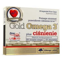Olimp Gold Omega 3 plus Ciśnienie 30 kapsułek ( data ważności 09.02.2024 ) leki na nadciśnienie OLIMP LABORATORIES