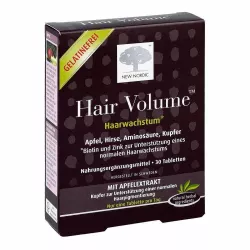 Hair Volume x 30 tabletek Skóra Włosy i paznokcie NEW NORDIC