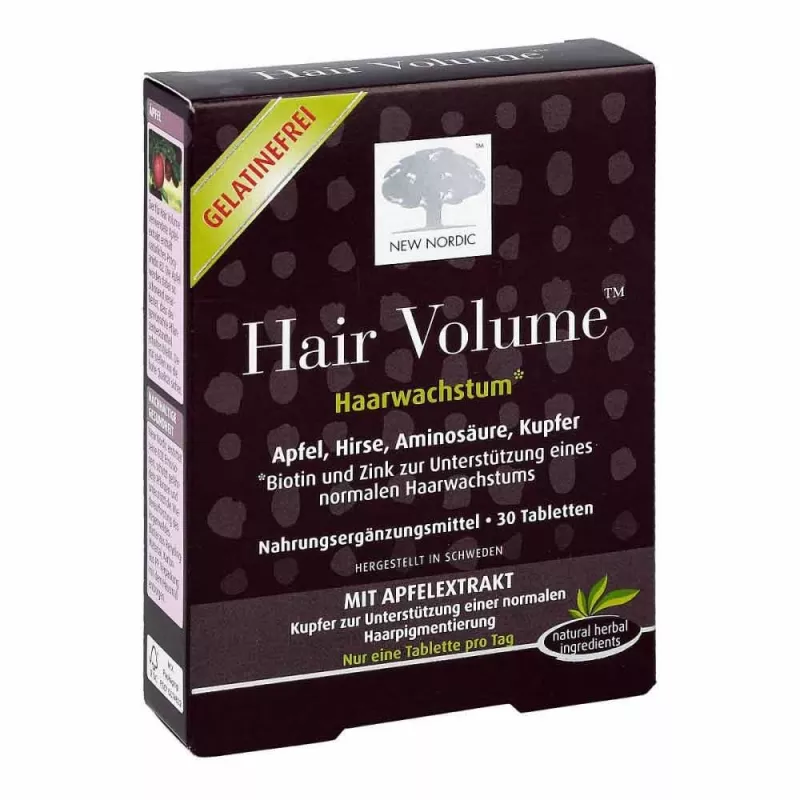 NEW NORDIC Hair Volume x 30 tabletek — Inhaltsstoffe i ocena
