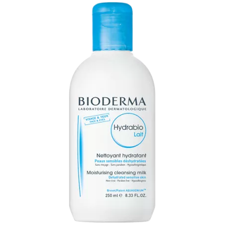Bioderma Hydrabio Lait Nawilżające mleczko do demakijażu i oczyszczania twarzy x 250 ml do twarzy Bioderma