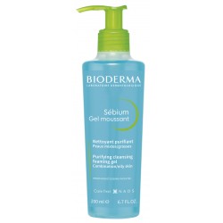 Bioderma Sebium Moussant Żel do mycia 200 ml do ciała Bioderma