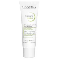 Bioderma Sebium Hydra Nawilżający krem do skóry tłustej i trądzikowej 40 ml pod oczy rzęsy brwi Bioderma