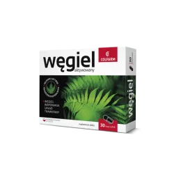 Colfarm Węgiel Aktywny x 30 kapsułek biegunka ZAKŁADY FARM. COLFARM