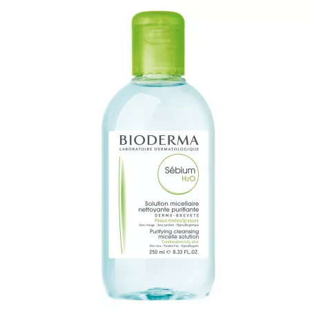 Bioderma Sebium H2O Woda micelarna x 250 ml pod oczy rzęsy brwi Bioderma
