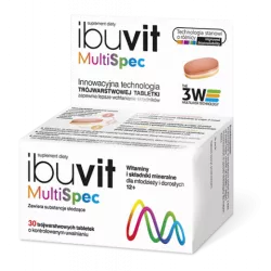 Ibuvit MultiSpec x 30 tabletek Multiwitaminy ZAKŁADY FARMACEUTYCZNE POLPHARMA S.A.