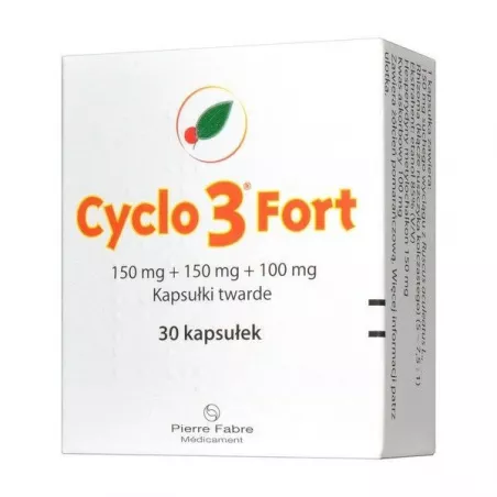 Cyclo 3 Fort 150 mg x 30 kapsułek na wzmocnienie krążenia PIERRE FABRE DERMO-COSMETIQUE POLSKA SP. Z O.O.