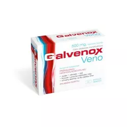 Galvenox VENO kapsułki twarde 500mg x 30 kapsułek preparaty na obrzęki FARMACEUTYCZNA SPÓŁDZIELNIA PRACY "GALENA"