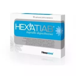 Hexatiab kapsułki dopochwowe x 10 kapsułek infekcje intymne HEXANOVA SP. Z O.O.