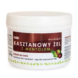 Kasztanowy żel z mentol virdepol x 250 ml preparaty na obrzęki VIRDE POLSKA SP. Z O.O.
