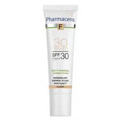 Pharmaceris F Fluid Mineralny dermo-fluid matujący SPF30+ TANNED 30 x30 ml ( data ważności 18.09.2023 ) preparaty z filtrem U...