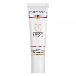 Pharmaceris F Fluid Kryjący dla skóry naczynkowej SPF20+ NUDE 20 x30ml do twarzy LAB.KOSM.DR IRENA ERIS SP. Z O.O.
