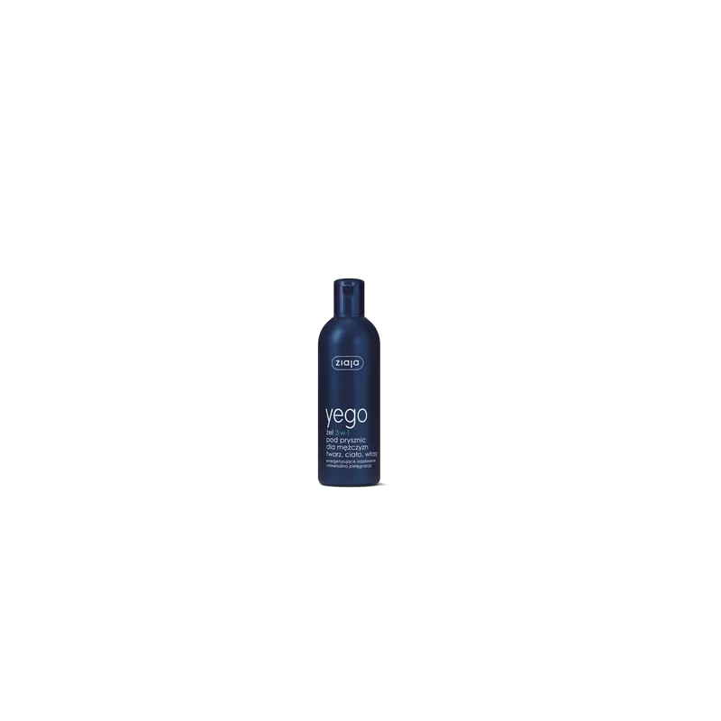 ZIAJA LTD. Z.P.L. SP. Z O.O. ZIAJA YEGO żel 3 w 1 pod prysznic dla mężczyzn  300 ml — Składniki i ocena