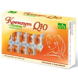 Gal Koenzym Q10 500mg x 48 kapsułek twist off Dermokosmetyki SPEC.PRZED.ROL.-PROD. GAL S.C.