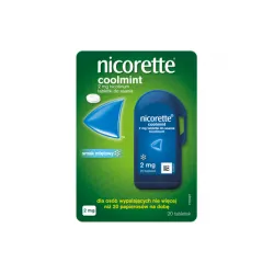 Nicorette coolmin tabletki do ssania 2mg x 20 tabletek leki na rzucenie palenia MCNEIL HEALTHCARE (IRELAND) LIMITED