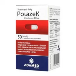 Potazek x 50 kapsułek potas ADAMED PHARMA SPÓŁKA AKCYJNA