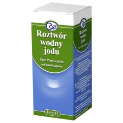Płyn Lugola x 40 g Coel Do dezynfekcji WYTWÓRNIA EUCERYNY LABORAT.FARMAC.COEL SPÓŁKA JAWNA E.Z.M.