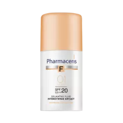 Pharmaceris F Fluid Intensywnie Kryjący SPF20+ Ivory 01 x30ml do twarzy LAB.KOSM.DR IRENA ERIS SP. Z O.O.