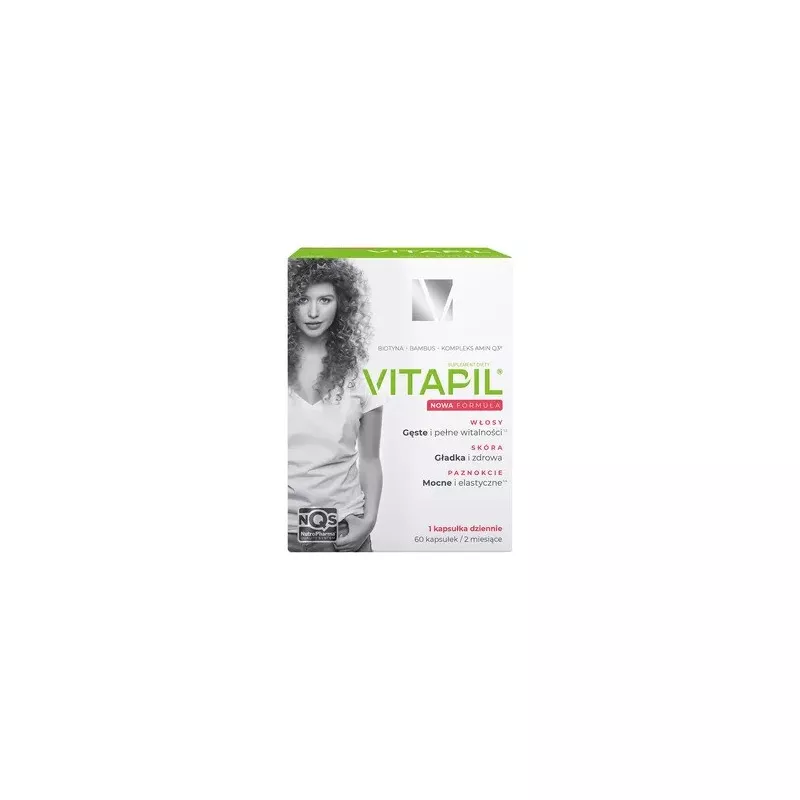 NUTROPHARMA SP. Z O.O. Vitapil tabletki powlekane z biotyną x 60 tabletek — Inhaltsstoffe i ocena