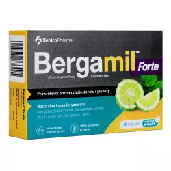 Bergamil Forte kapsułki x 30 kapsułek leki i suplementy na cholesterol XENICO PHARMA SP. Z O.O.