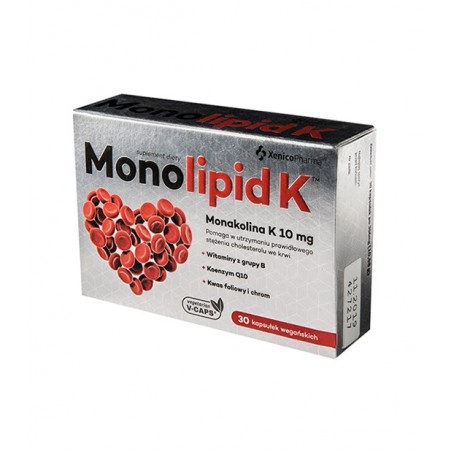 Monolipid K kps x 30 kps leki i suplementy na cholesterol XENICO PHARMA SP. Z O.O.