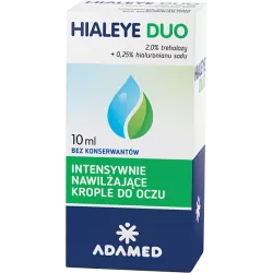 Hialeye Duo krople do oczu x 10 ml krople do oczu ADAMED PHARMA SPÓŁKA AKCYJNA