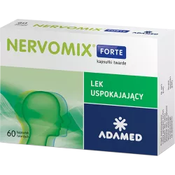 Nervomix Forte kapsułki x 60 kapsułek Spokój i Sen ADAMED PHARMA SPÓŁKA AKCYJNA