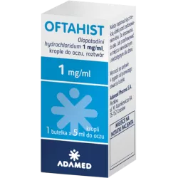 Oftahist krople do oczu 5ml krople do oczu na alergię ADAMED PHARMA SPÓŁKA AKCYJNA