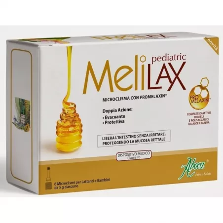 Melilax Pediatric x 6 mikrowlewek zdrowy brzuszek (kolka refluks probiotyki) ABOCA POLSKA SP. Z O.O.