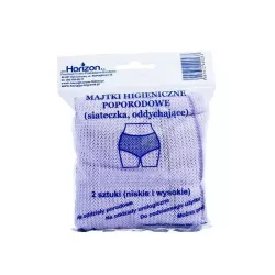 Majtki higieniczne poporodowe 44-46 x 2 sztuki bielizna poporodowa HORIZON